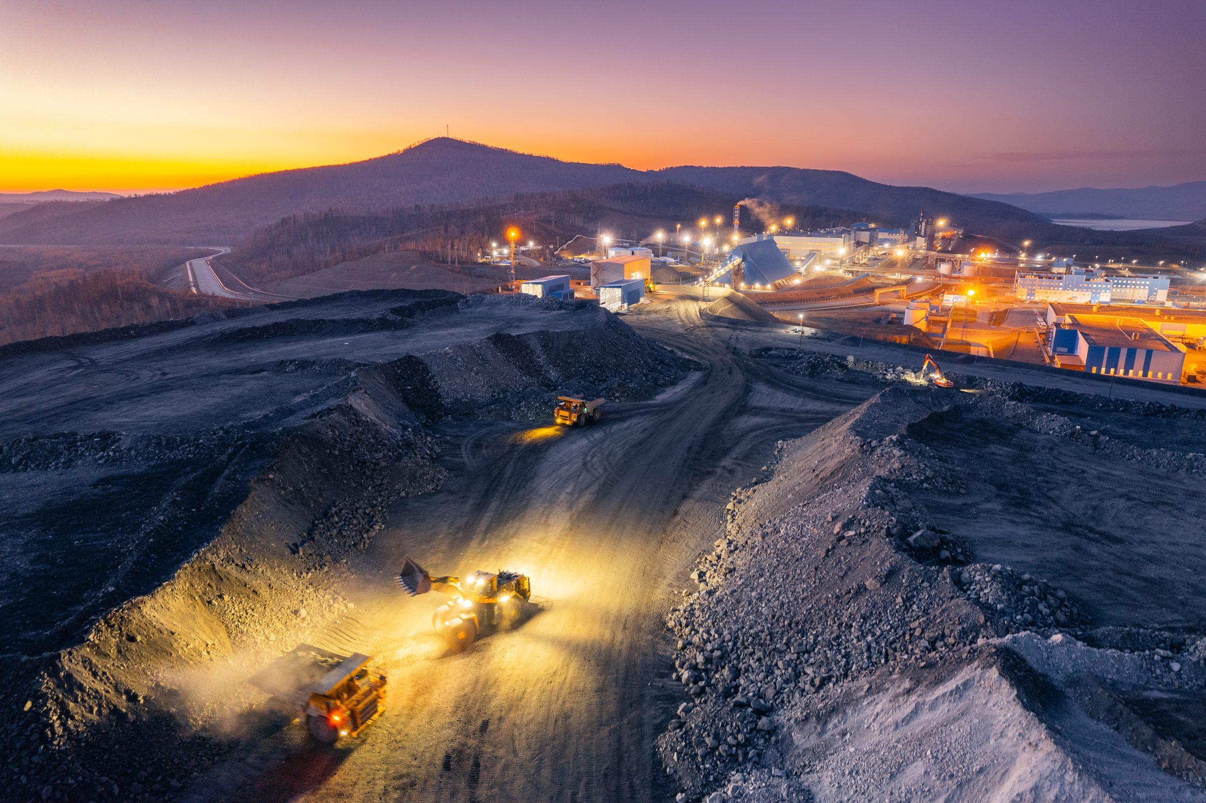 Gold Mining Client industrial production and extraction processing plant