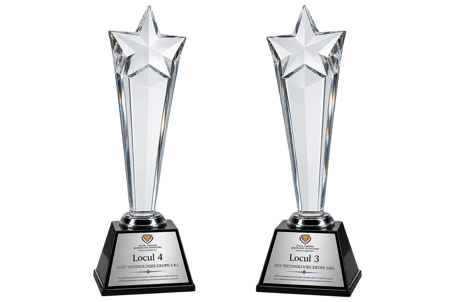 DCV's two Top Performer trophies, 3rd and 4th place